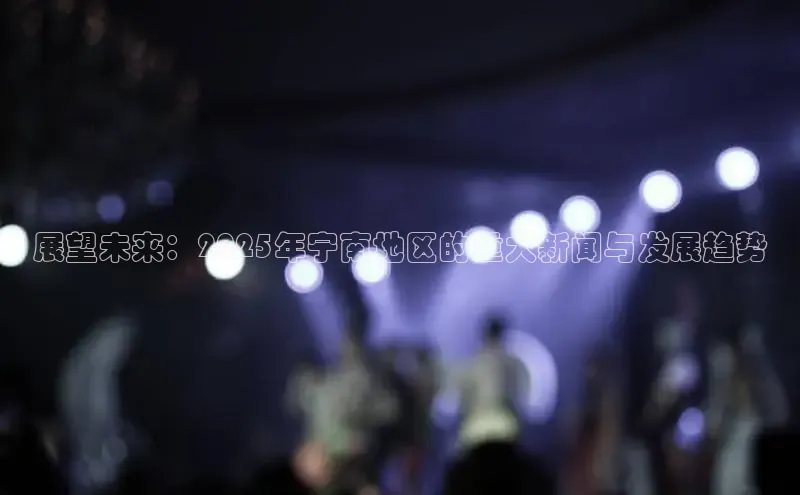 展望未来：2025年宁南地区的重大新闻与发展趋势